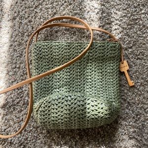 olive green crossbody fossil purse
